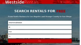 What Westsiderentals.com website looked like in 2018 (5 years ago)