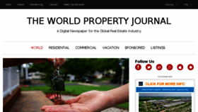 What Worldpropertychannel.com website looked like in 2018 (5 years ago)