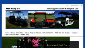 What Wheelchairgolfcarts.com website looked like in 2018 (5 years ago)