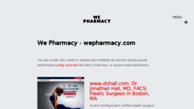 What Wepharmacy.com website looked like in 2018 (5 years ago)