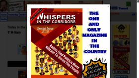 What Whispersinthecorridors.net website looked like in 2018 (5 years ago)