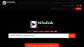 What Watchitfree.com website looked like in 2018 (5 years ago)