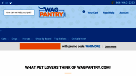 What Wagpantry.com website looked like in 2018 (5 years ago)