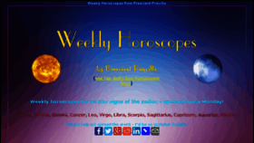 What Weekly-horoscope.co.uk website looked like in 2018 (5 years ago)