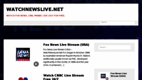 What Watchnewslive.net website looked like in 2018 (5 years ago)