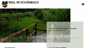 What Weil-im-schoenbuch.de website looked like in 2018 (5 years ago)
