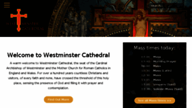 What Westminstercathedral.org.uk website looked like in 2018 (5 years ago)