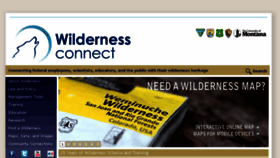What Wilderness.net website looked like in 2018 (5 years ago)