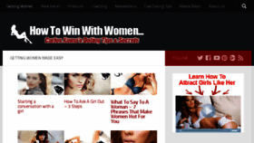What Win-with-women.com website looked like in 2018 (5 years ago)