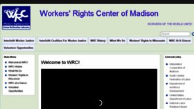 What Wrcmadison.org website looked like in 2018 (5 years ago)