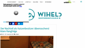 What Wihel.de website looked like in 2018 (5 years ago)