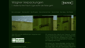 What Wagner-verpackungen.de website looked like in 2018 (5 years ago)