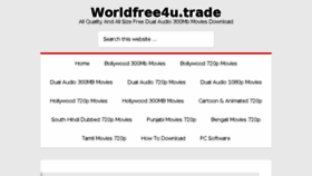 What Worldfree4u.link website looked like in 2018 (5 years ago)