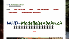 What Whd-modelleisenbahn.ch website looked like in 2018 (5 years ago)