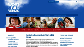 What Wortundbild-media.de website looked like in 2018 (5 years ago)