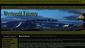 What Westwealdfalconry.co.uk website looked like in 2018 (5 years ago)