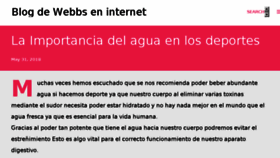 What Webbs.es website looked like in 2018 (5 years ago)