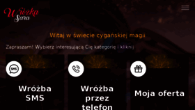 What Wrozkasara.pl website looked like in 2018 (5 years ago)