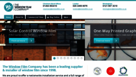 What Windowfilm.co.uk website looked like in 2018 (5 years ago)