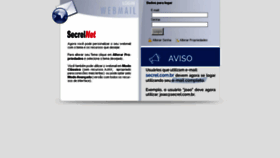 What Webmail.secrel.com.br website looked like in 2018 (5 years ago)
