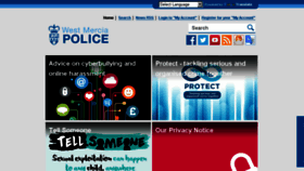 What Westmercia.police.uk website looked like in 2018 (5 years ago)