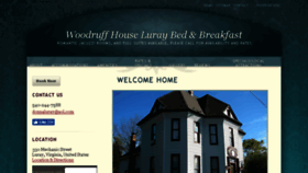 What Woodruffhousebandb.com website looked like in 2018 (5 years ago)