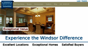 What Windsorhomes.us website looked like in 2018 (5 years ago)