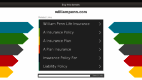 What Williampenn.com website looked like in 2018 (5 years ago)