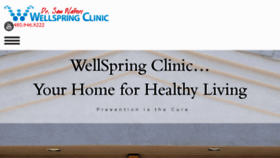 What Wellspringclinic.com website looked like in 2018 (5 years ago)