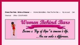 What Womenbehindbars.com website looked like in 2018 (5 years ago)