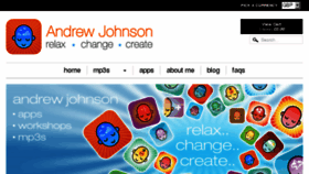 What Withandrewjohnson.com website looked like in 2018 (5 years ago)