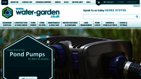 What Water-garden.co.uk website looked like in 2018 (5 years ago)