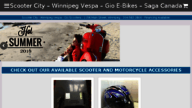 What Winnipegscootercity.com website looked like in 2018 (5 years ago)