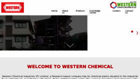 What Westernchemical-in.com website looked like in 2018 (5 years ago)