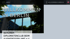 What Willkommen-in-berlin.de website looked like in 2018 (5 years ago)