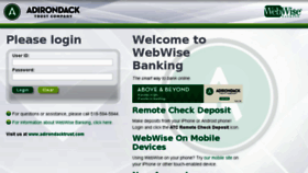 What Webwisebanking.com website looked like in 2018 (5 years ago)