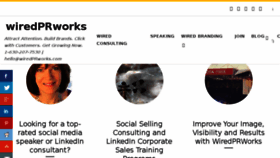 What Wiredprworks.com website looked like in 2018 (5 years ago)