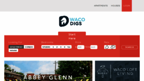 What Wacodigs.com website looked like in 2018 (5 years ago)