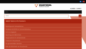 What Wuustwezel.be website looked like in 2018 (5 years ago)