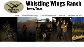 What Whistlingwingstexas.com website looked like in 2018 (5 years ago)