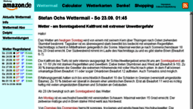 What Wetterochs.de website looked like in 2018 (5 years ago)