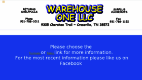 What Warehouseone.net website looked like in 2018 (5 years ago)