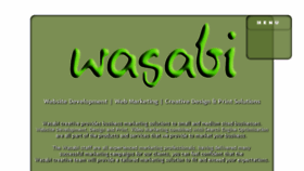 What Wasabi.ws website looked like in 2018 (5 years ago)