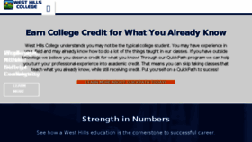 What Westhillscollege.com website looked like in 2018 (5 years ago)