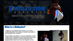 What Wallusiongraphics.com website looked like in 2018 (5 years ago)