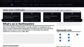 What Whatsonrenfrewshire.co.uk website looked like in 2018 (5 years ago)