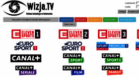 What Wizja.tv website looked like in 2018 (5 years ago)