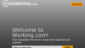 What Working.com website looked like in 2018 (5 years ago)