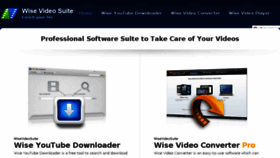 What Wisevideosuite.com website looked like in 2018 (5 years ago)