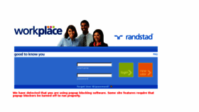 What Workplace.randstad.com website looked like in 2018 (5 years ago)